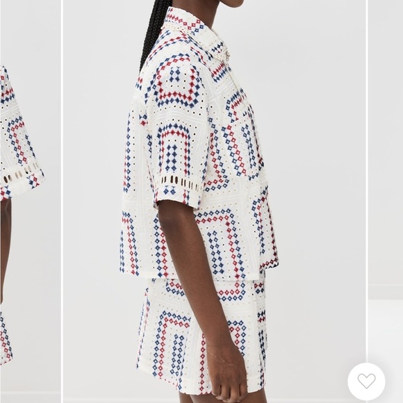 Hill House Annette Top Geo Eyelet - Picture 4 of 6